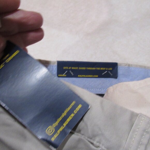 Polo Ralph Lauren Classic Fit Khaki Pants new nwt 42Tx36 - Picture 3 of 4